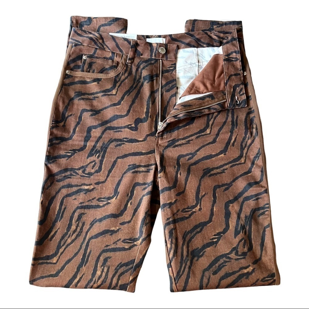 We Wore What Tiger Piped Stiletto Split Hem Iconic Denim Jeans Women’s 31 - Picture 12 of 16